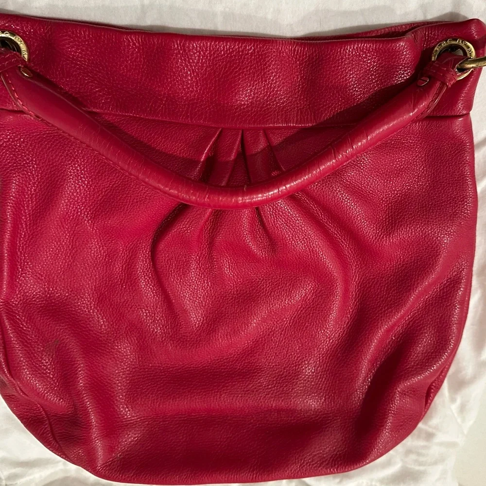 Marc Jacobs Red Leather Hobo Bag - Picture 4 of 8